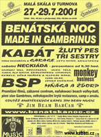 Benátská noc 2001 - plakáty