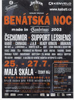 Benátská noc 2003 - plakáty