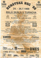 Benátská noc 1998 - plakáty