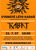 Vysmáté léto v Kadani 2007 - plakáty