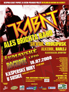 Šumavské rockové léto 2008 - plakáty
