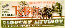 Rock Fest Loučky 2005 - vstupenky