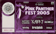Pink Panther Fest 2005 - vstupenky
