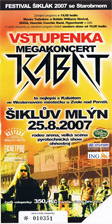 Festival Šiklák 2007 - vstupenky